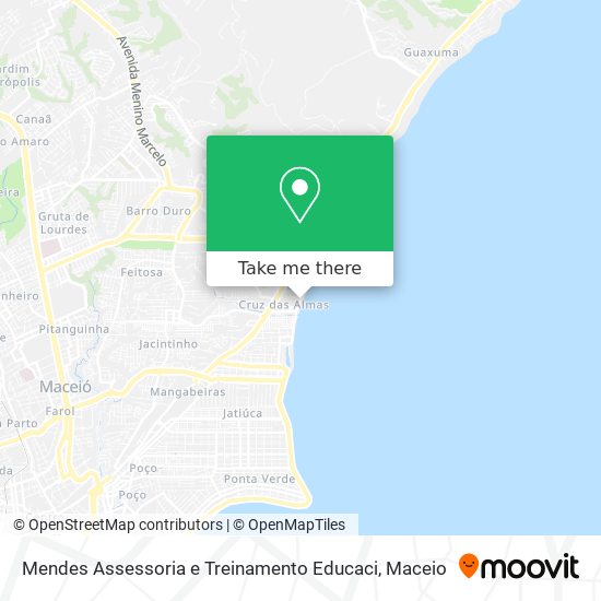 Mendes Assessoria e Treinamento Educaci map