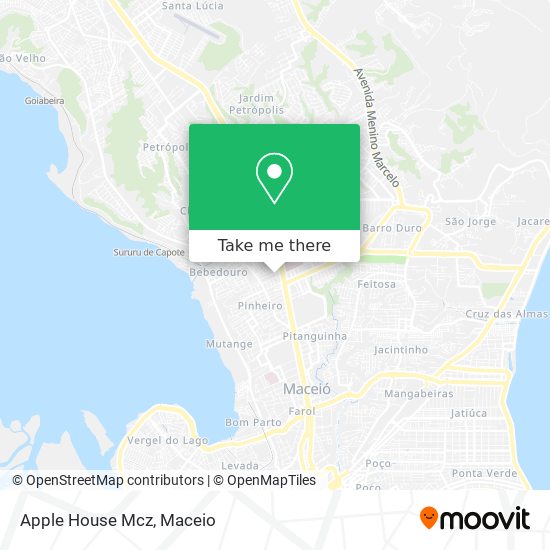 Mapa Apple House Mcz