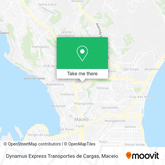 Dynamus Express Transportes de Cargas map