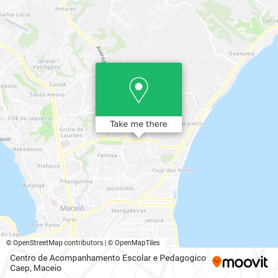 Centro de Acompanhamento Escolar e Pedagogico Caep map