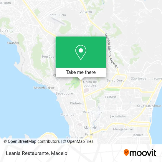 Leania Restaurante map