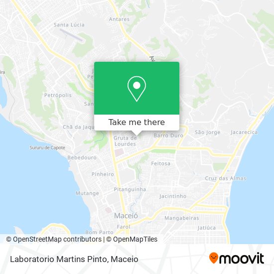Laboratorio Martins Pinto map