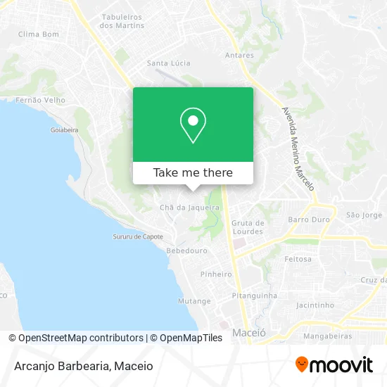 Arcanjo Barbearia map