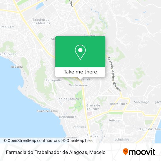 Farmacia do Trabalhador de Alagoas map