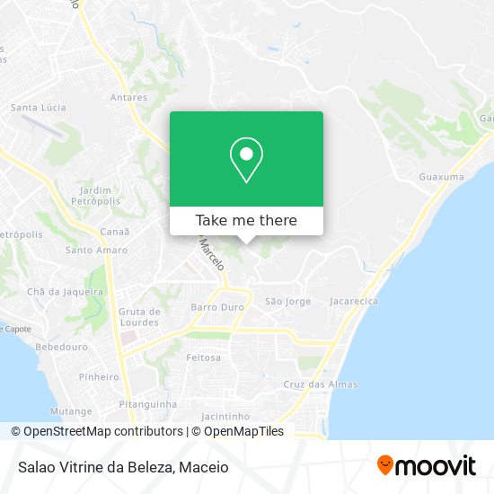 Salao Vitrine da Beleza map