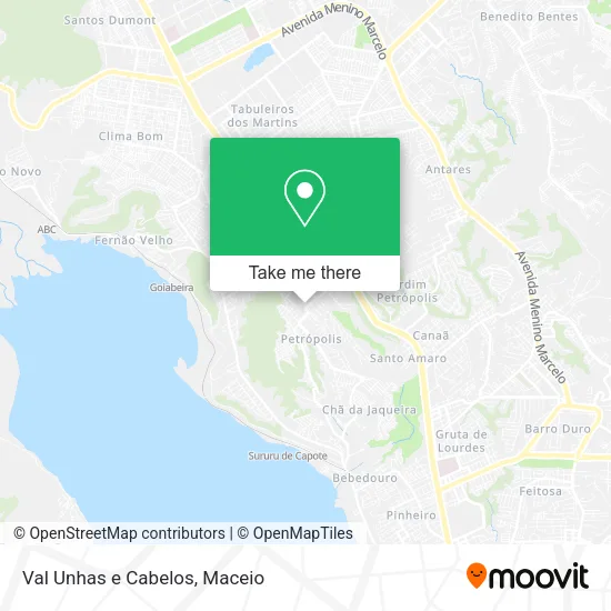 Val Unhas e Cabelos map