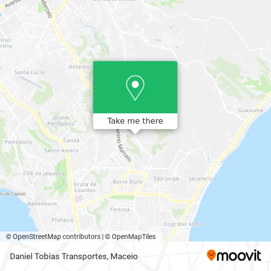 Daniel Tobias Transportes map