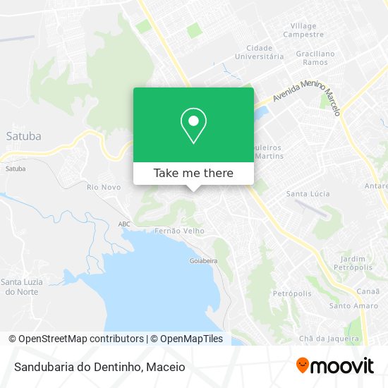 Sandubaria do Dentinho map