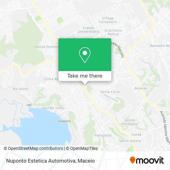 Nuponto Estetica Automotiva map