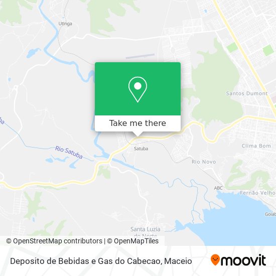 Deposito de Bebidas e Gas do Cabecao map