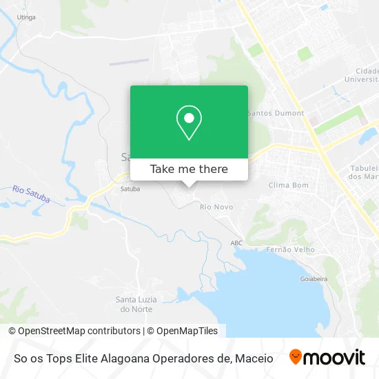 So os Tops Elite Alagoana Operadores de map
