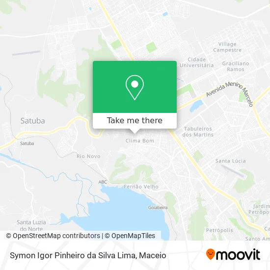 Symon Igor Pinheiro da Silva Lima map