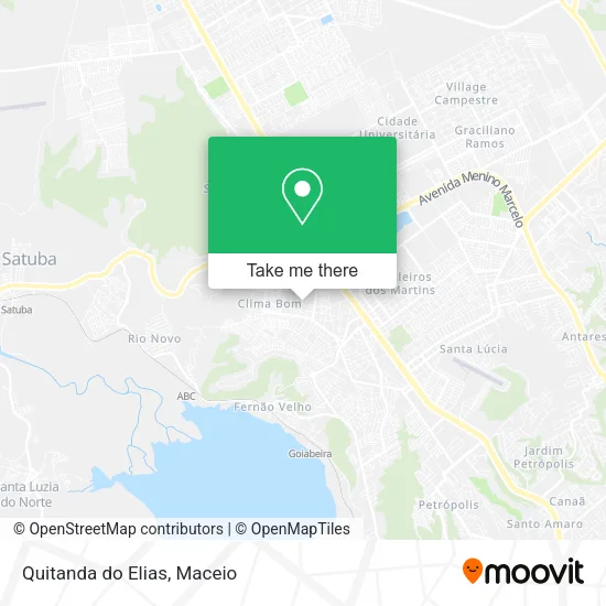 Quitanda do Elias map