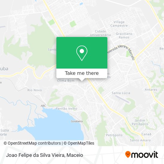 Joao Felipe da Silva Vieira map