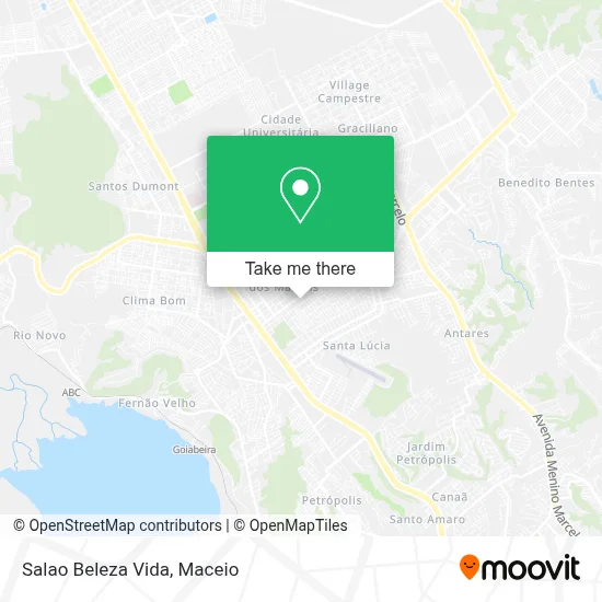 Salao Beleza Vida map