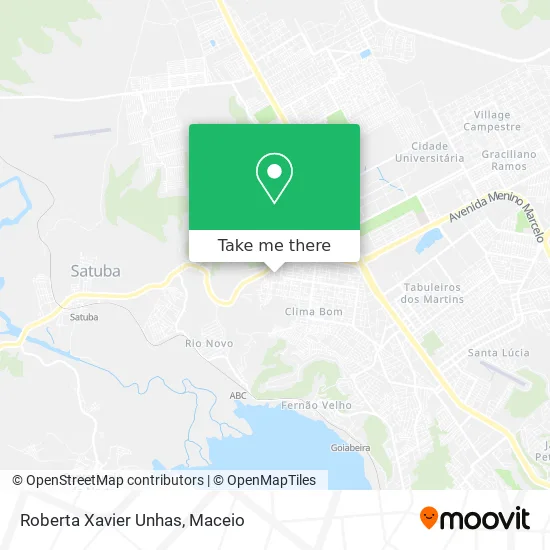 Roberta Xavier Unhas map