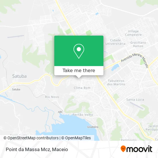 Point da Massa Mcz map