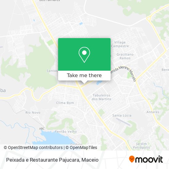 Peixada e Restaurante Pajucara map