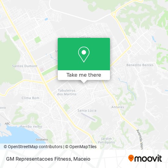 GM Representacoes Fitness map
