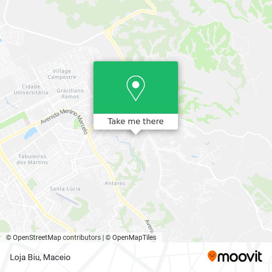 Loja Biu map