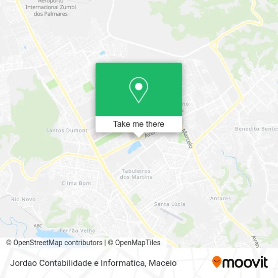 Jordao Contabilidade e Informatica map