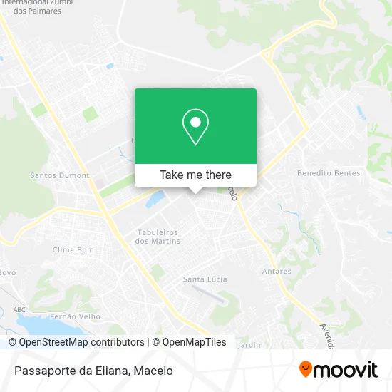 Passaporte da Eliana map