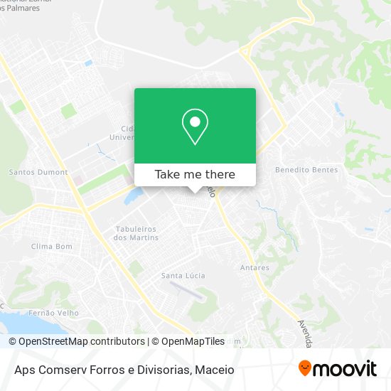 Mapa Aps Comserv Forros e Divisorias