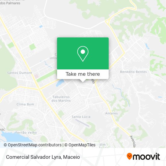 Comercial Salvador Lyra map