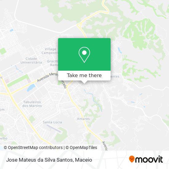 Jose Mateus da Silva Santos map