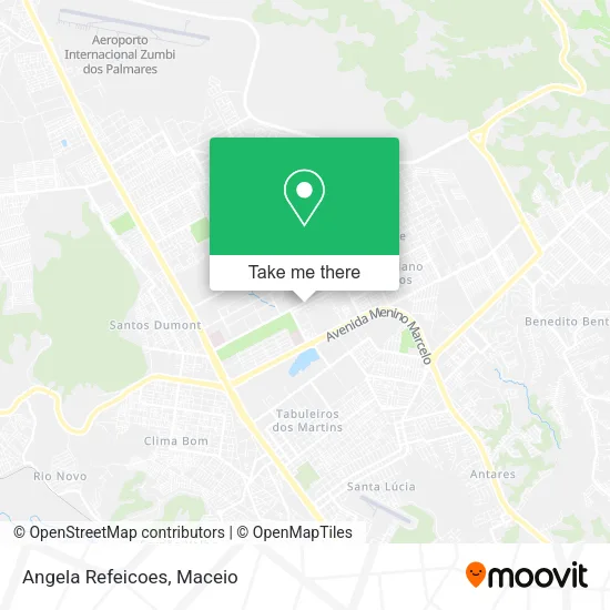 Angela Refeicoes map