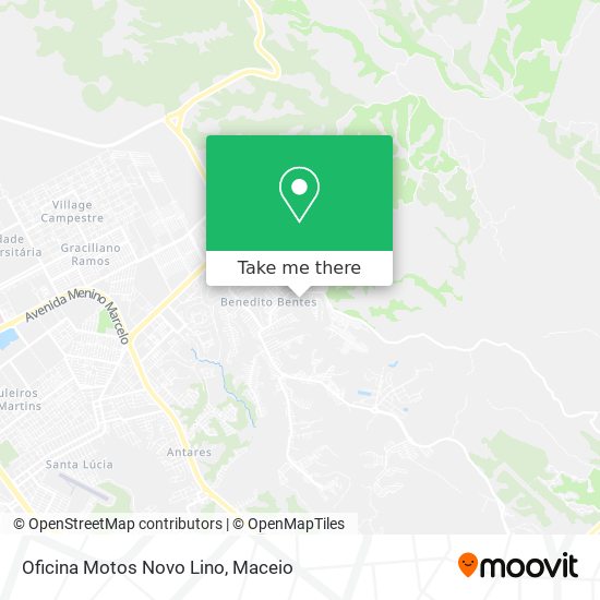 Oficina Motos Novo Lino map