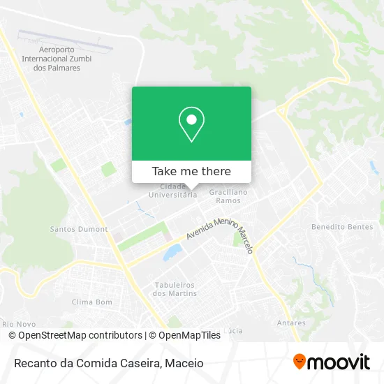 Recanto da Comida Caseira map