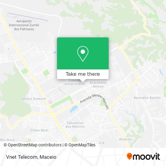 Vnet Telecom map