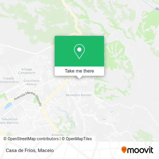 Casa de Frios map