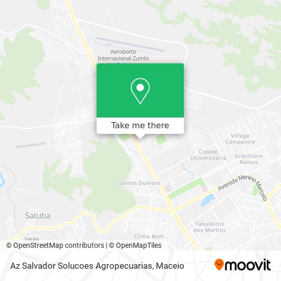 Az Salvador Solucoes Agropecuarias map
