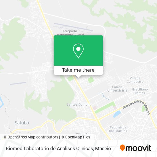 Biomed Laboratorio de Analises Clinicas map