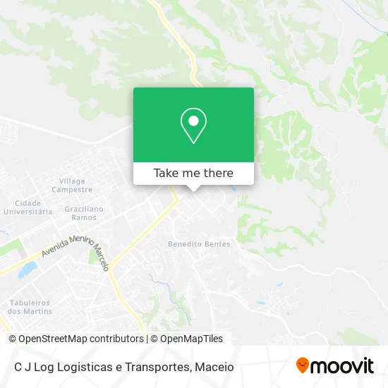 C J Log Logisticas e Transportes map