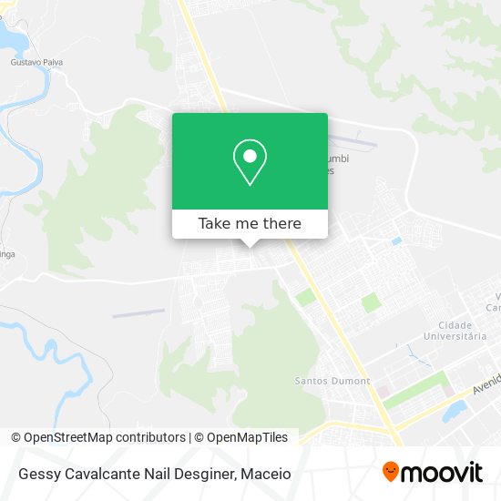 Gessy Cavalcante Nail Desginer map