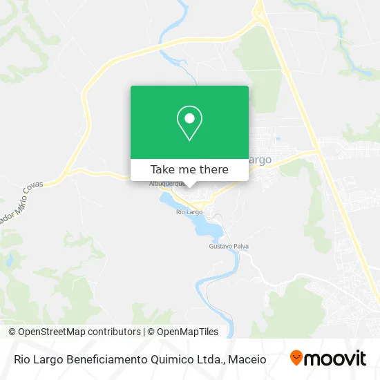Rio Largo Beneficiamento Quimico Ltda. map