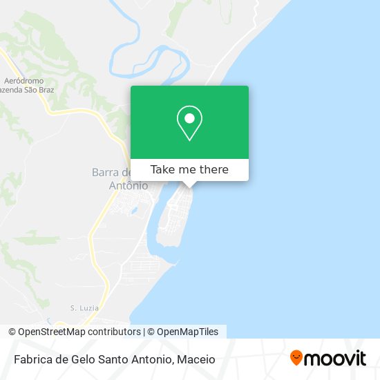 Fabrica de Gelo Santo Antonio map