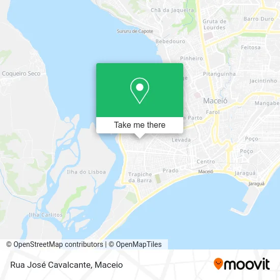 Rua José Cavalcante map