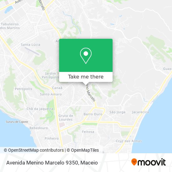 Mapa Avenida Menino Marcelo 9350