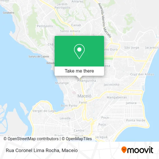 Rua Coronel Lima Rocha map