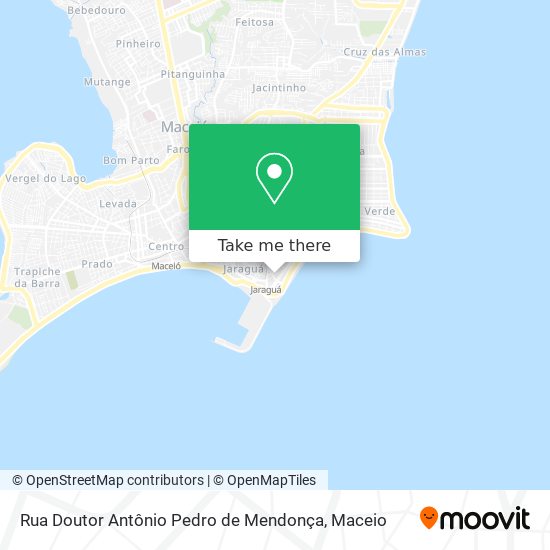 Mapa Rua Doutor Antônio Pedro de Mendonça