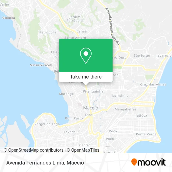 Avenida Fernandes Lima map