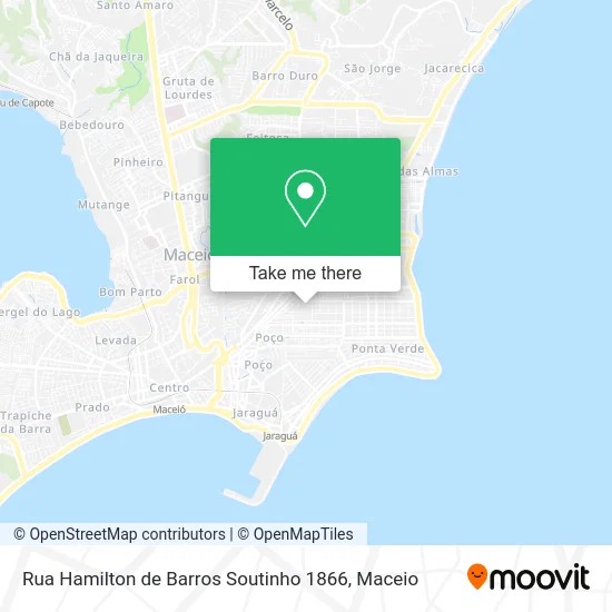 Rua Hamilton de Barros Soutinho 1866 map