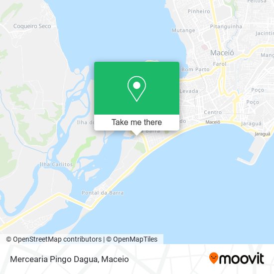 Mercearia Pingo Dagua map