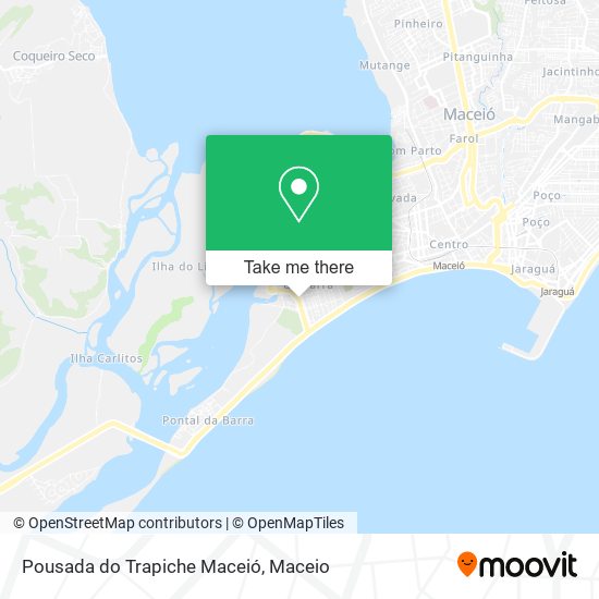 Pousada do Trapiche Maceió map