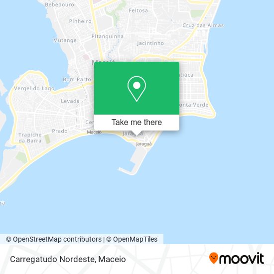 Carregatudo Nordeste map