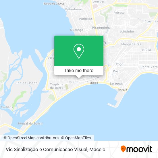 Vic Sinalização e Comunicacao Visual map